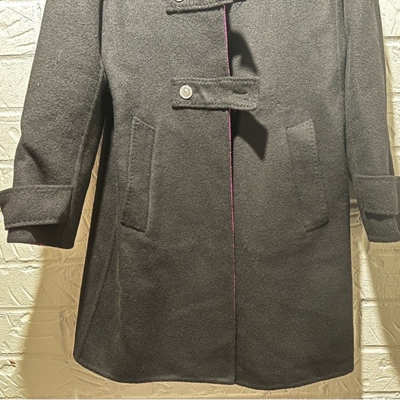 Versace Double Breasted Felt Wool Coat Size 46 - Picture 6 of 11